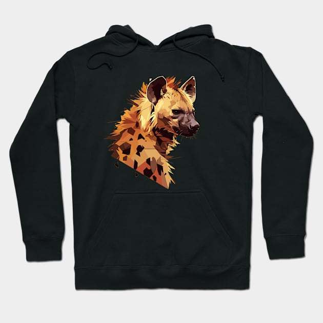 hyena Hoodie by Stephanie Francoeur Art